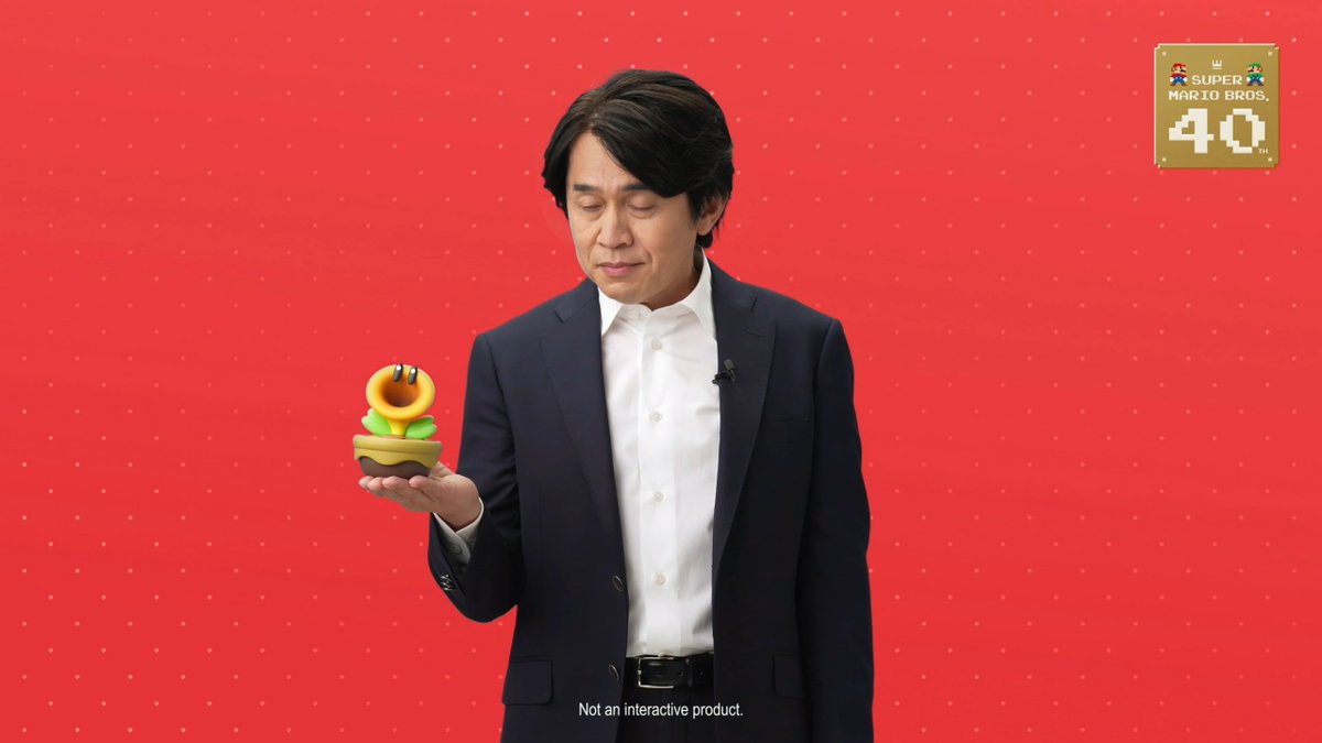 Wario64's tweet image. Talking Flower product announced, out Spring 2026