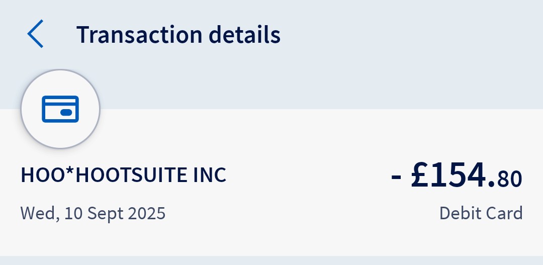 AnthonyETIEN's tweet photo. @Hootsuite_Help can I please got help for being charged 154£ for a Free trial that only started two days ago? https://t.co/2rimR0Swe6