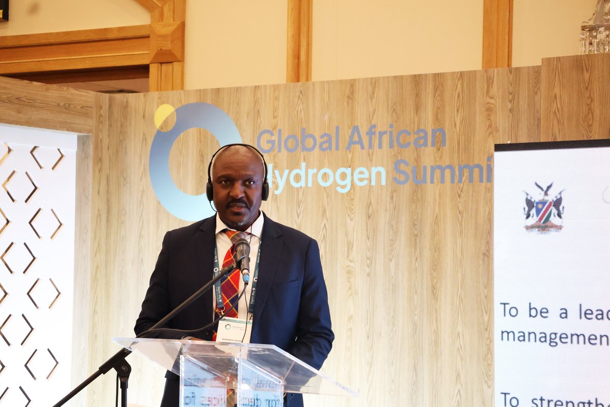 SASSCAL_ORG's tweet image. 1/2: SASSCAL at the @GAHS 2025 as a Supporting Partner.

#SASSCAL was represented by Executive Director Prof. Nelago Indongo, DST Dr. Budzanani Tacheba, &amp;amp; other staff members, who joined leaders &amp;amp; stakeholders to highlight SASSCAL’s contribution to Africa’s green hydrogen journey