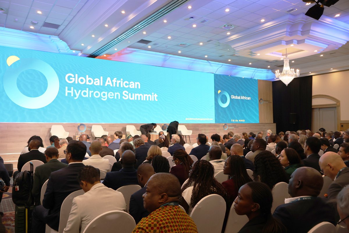 SASSCAL_ORG's tweet image. 1/2: SASSCAL at the @GAHS 2025 as a Supporting Partner.

#SASSCAL was represented by Executive Director Prof. Nelago Indongo, DST Dr. Budzanani Tacheba, &amp;amp; other staff members, who joined leaders &amp;amp; stakeholders to highlight SASSCAL’s contribution to Africa’s green hydrogen journey