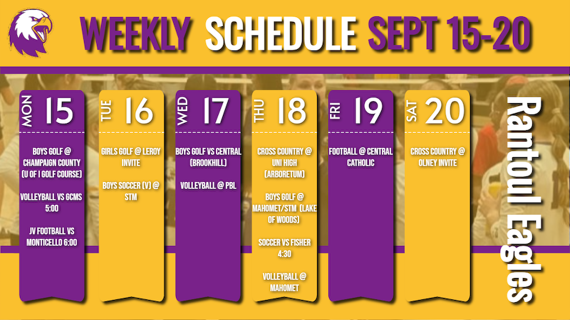 Another busy week for the Eagles Next week.