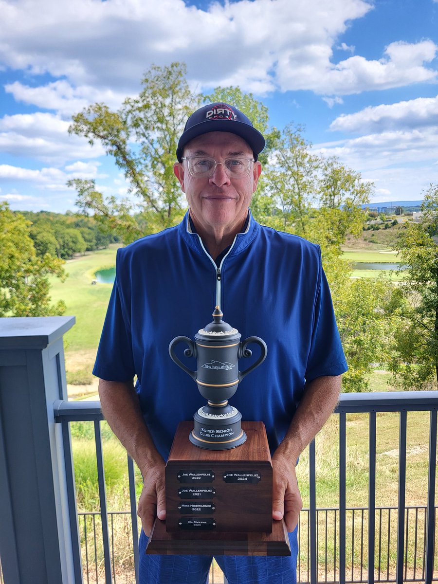 BlueRidgeShadow's tweet image. A BIG Congrats to Mike Nicewarner on winning our Super Senior Club Championship last weekend. Mike carded a 5 over par score of 149 over the weekend to take down the title! Way to go Mike! #Golf #GolfOuting #clubchampionship #champion