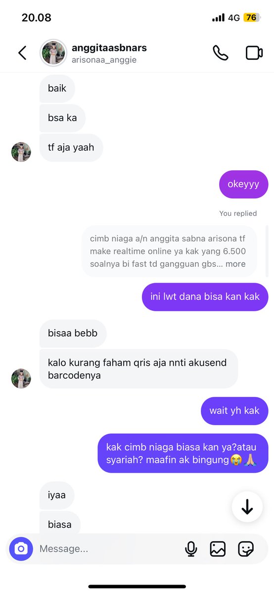 Tr33Twenty23379's tweet photo. ‼️PENIPUAN TIKET KONSER‼️

Guys be careful sama orang ini karena aku abis kena tipu 4 tiket konser Veteran Cup (my bad karena ga cross check lebih lanjut) buat belajar kita semua 😭 https://t.co/i2oaiHXCU8