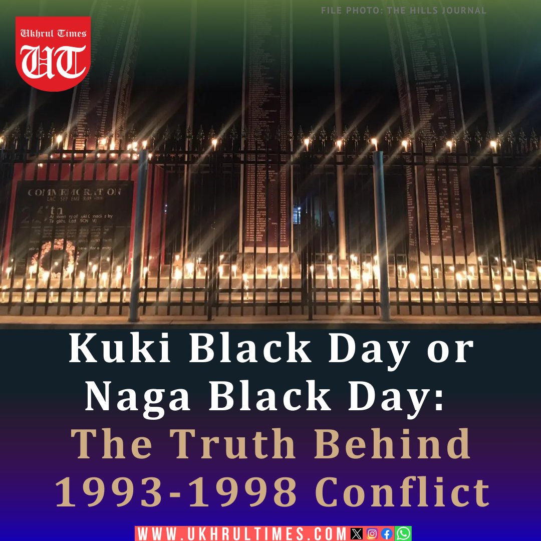 #Opinion: Between 1993 and 1998, the #Nagas of #Kangpokpi lived under siege, their villages burned, their people tortured, their faith in peace betrayed. Yet, while the #Kukis proclaim “Black Day” every September 13, history tells a different story: the conflict was not born of