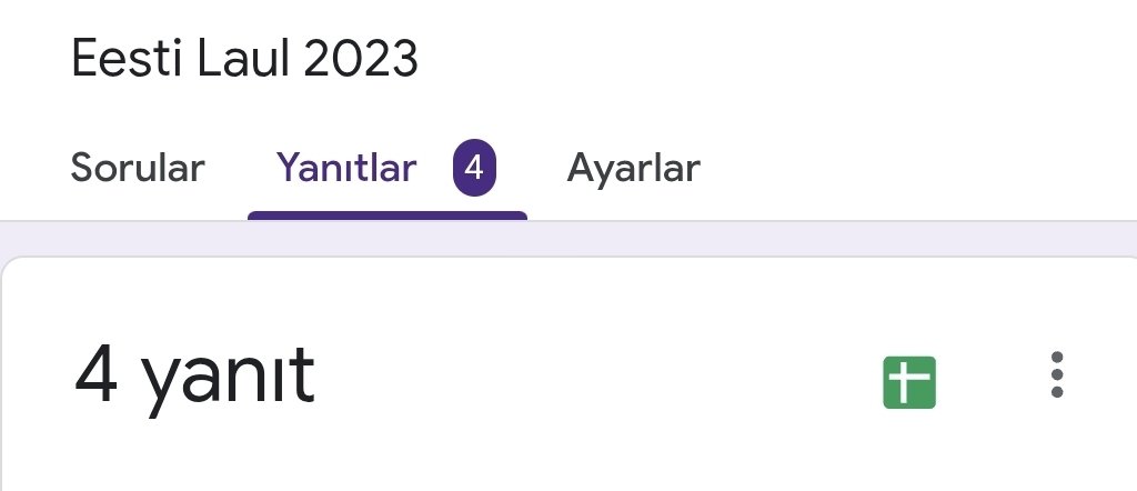 üzülerek eesti laul'u bir kere daha erteliyorum 🥲 bu pazartesi (15 eylül) 15.00 son