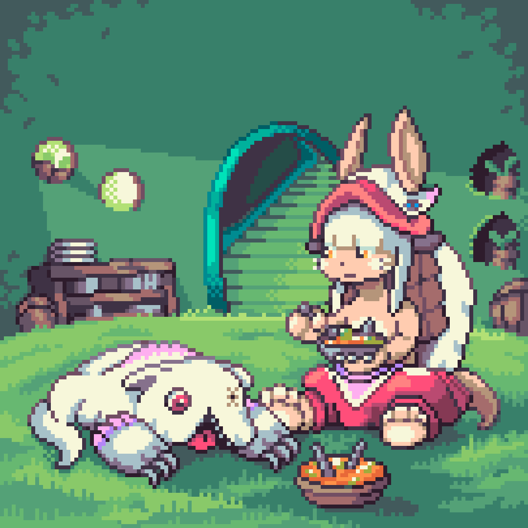 PriceRengy's tweet photo. Nanachi and Mitty from Made in Abyss 🥰
.
.
.
#pixel #pixelart  #nanachi  #madeinabyss #anime #artist  #retroart #digitalart  #illustration  #artwork  #mitty #pixelartwork #madeinabyssanime https://t.co/trTr0HsRYo