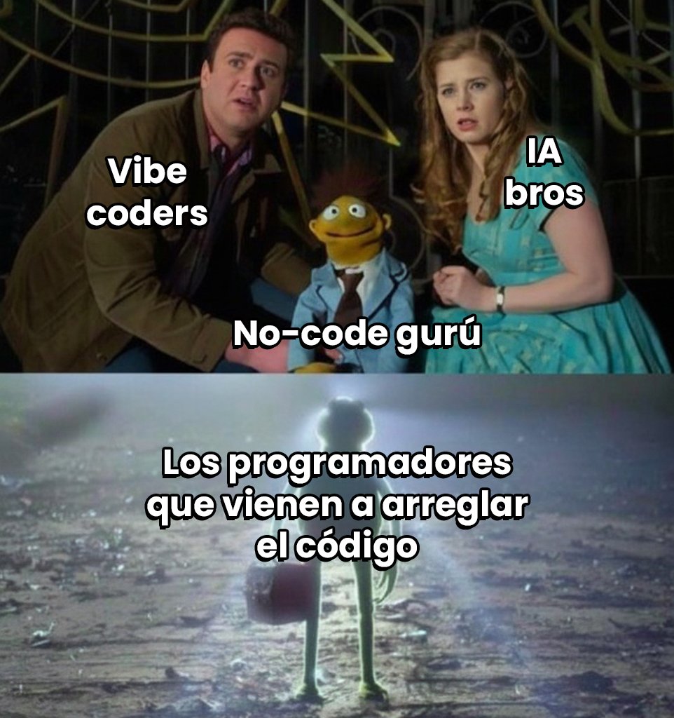 jcsilva_m's tweet image. 🤔Quizá en una etapa de transición los programadores tendremos que arreglar los problemas, pero después esto se reducirá drásticamente.
#vibecodiging #ia #skynet #programacion #nocode