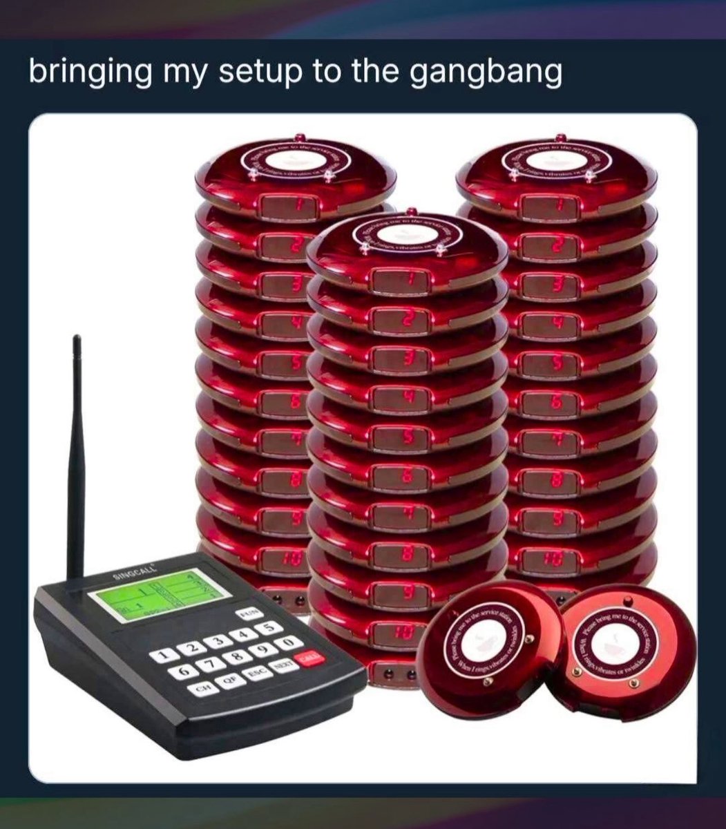 The urge to set up a gangbang is always lowkey in the back of my mind. I just get too anxious about the whole set up process. This may help.