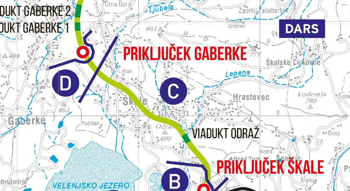 [ZAČETEK GRADNJE NOVEGA ODSEKA NA 3. RAZVOJNI OSI SEVER] 🚀 Stekla je gradnja sklopa C hitre ceste med priključkoma Škale in Gaberke, ki je del projekta povezave od Velenja jug do Slovenj Gradca jug.

🏗 Sklop C prinaša 2,7 km nove hitre ceste s številnimi ureditvami: 6 deviacij