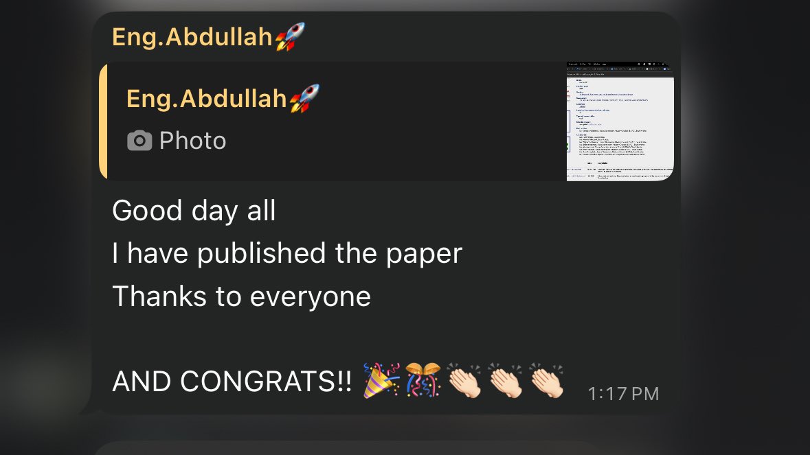 الحمدالله بعد الكثير من الجهد والعمل المتواصل مع تيم رائع قدرنا اليوم نسلم ورقتين بحثيه ب IAF2025 🥳.

اقروها وعطونا رايكم ✨