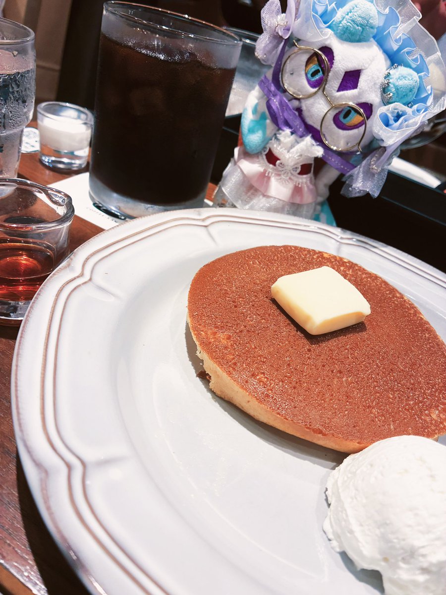 ホットケーキ🥞🍴

#ポケモンfit 
#ポケぬいカフェ部