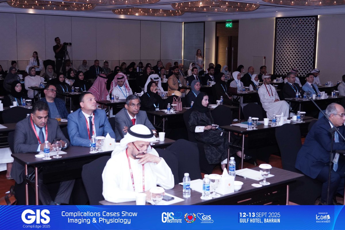 GisGulf's tweet image. A full hall. Focused minds. A shared passion for advancing interventional cardiology—this is GIS CompEdge 2025

#GISCompEdge2025 #casescomplications #imaging #physiology #cardiology #MedicalConference