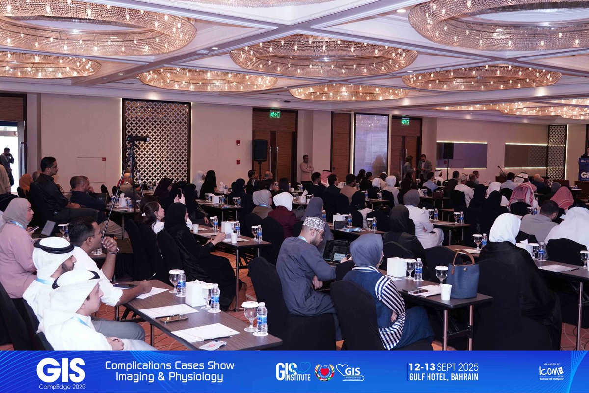GisGulf's tweet image. A full hall. Focused minds. A shared passion for advancing interventional cardiology—this is GIS CompEdge 2025

#GISCompEdge2025 #casescomplications #imaging #physiology #cardiology #MedicalConference
