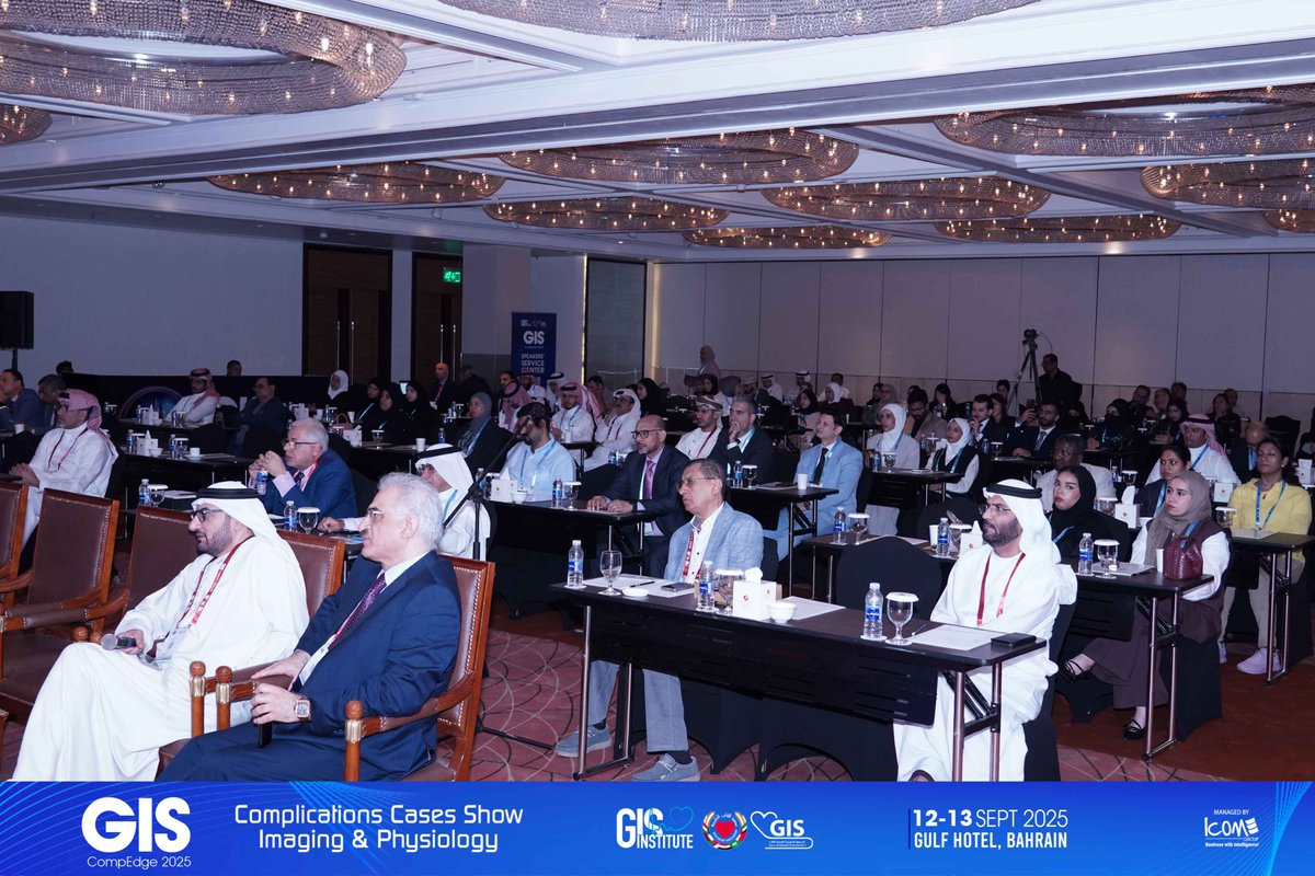 GisGulf's tweet image. A full hall. Focused minds. A shared passion for advancing interventional cardiology—this is GIS CompEdge 2025

#GISCompEdge2025 #casescomplications #imaging #physiology #cardiology #MedicalConference
