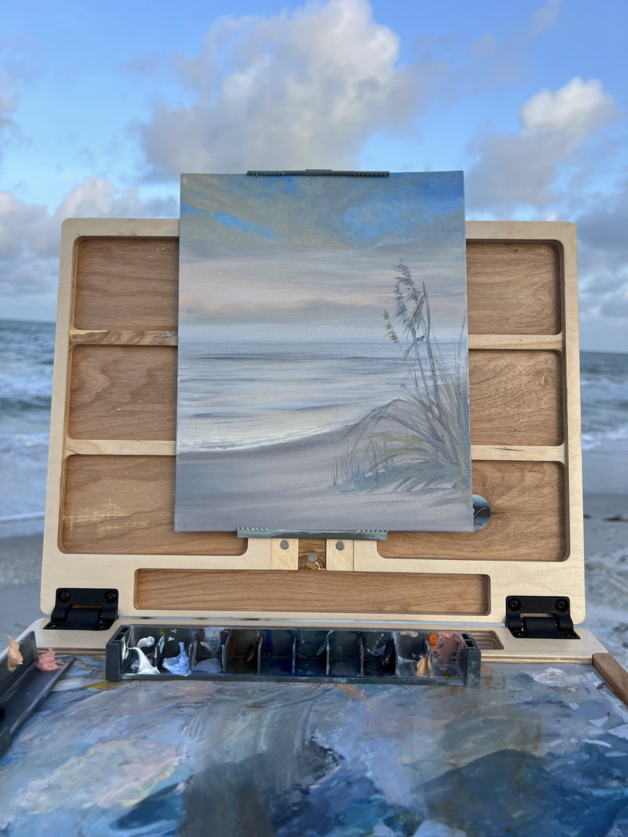 So grateful to receive this ⭐️⭐️⭐️⭐️⭐️ review from a return customer on my Etsy EvaVolfSeascapes.etsy.com
“After my first order, I was blown away by how gorgeous the paintings were in person, so I couldn’t resist coming back for another that had been calling my name! The quality is