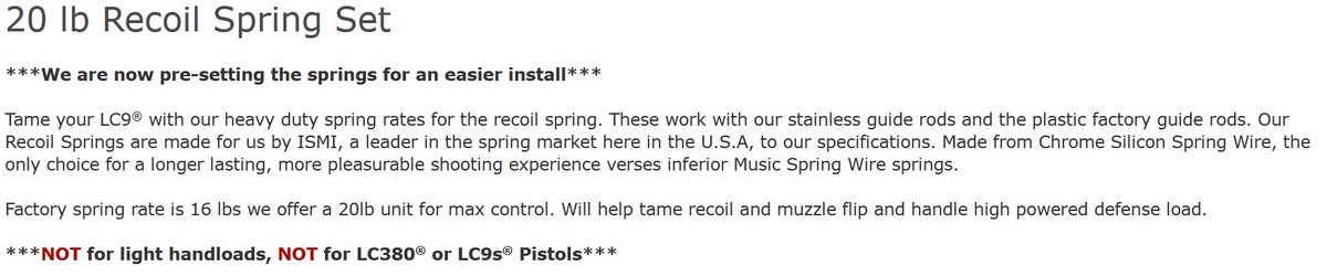 Andrea79983493's tweet image. 💥Major fuckup alert💥
I almost got killed by following advice from @ChatGPTapp: suggested the wrong 20 lb spring for my LC9s.
But producer explicitly says:
“NOT for LC380 or LC9s, '']"
Yes, the AI almost got me killed.🤯
@sama dangerous
#gunfails #safeshooting #AIgoneWrong #LC9s