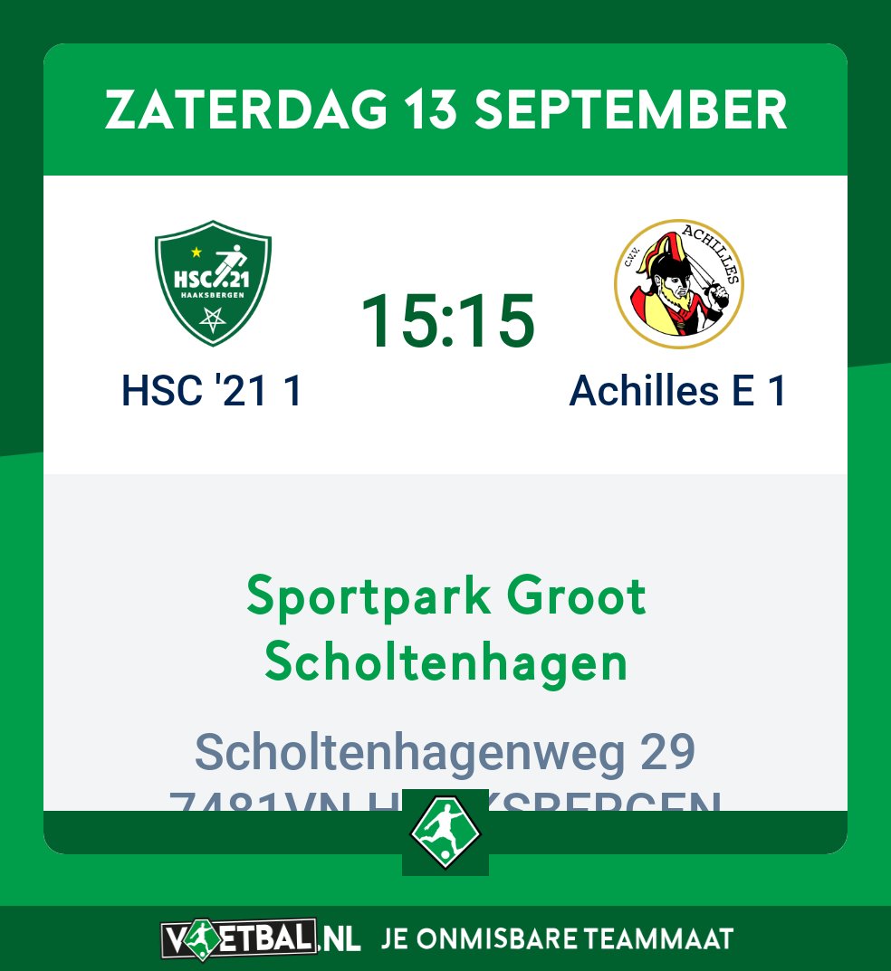 HSCzaterdag1's tweet photo. MATCHDAY
 https://t.co/lEOhHUl3Yg https://t.co/0YBJCtNqJg