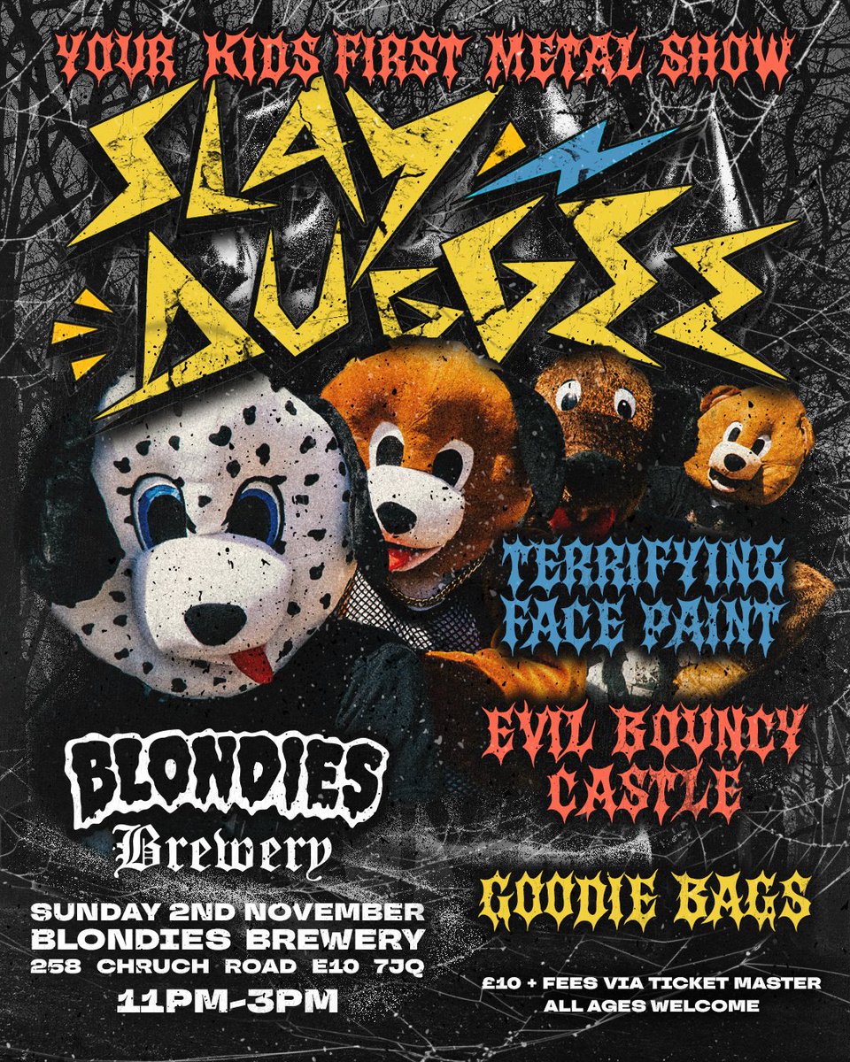 NOISY DOGS coming to LONDON Blondies Brewery Sun 2nd Nov 🤘🐶🤘