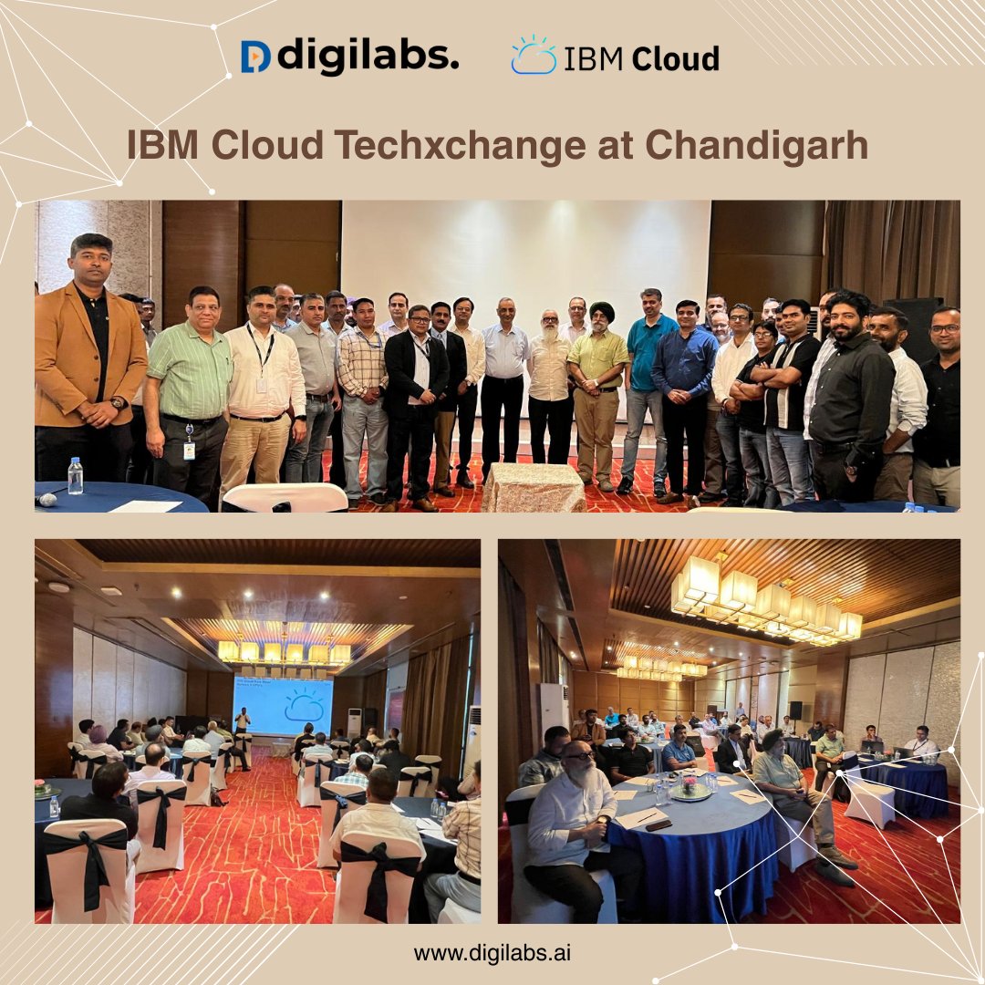 DigiLabs_'s tweet image. Digilabs at the IBM Cloud Techxchange in Chandigarh!  A great event filled with learning, networking, and a shared passion for technology. Thank you, IBM Cloud, for a memorable experience!

#IBMCloud #Techxchange #Digilabs #Chandigarh #TechEvents #Networking #Innovation