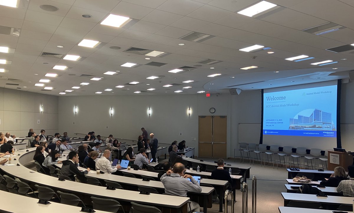 Good morning! We’re starting day two of our #RCCAMW at <a href="/KCPUTSW/">KidneyCancerProgram</a>! Looking forward to discussing how to optimize pre-clinical models for #kidneycancer and driving translation to the clinic.