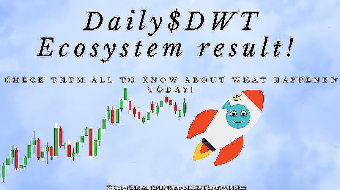 DelightWebToken's tweet image. 📅Daily $DWT Ecosystem result ! 
💡Total $DWT Holder : 2903
🏷Market Price : 0.00000002643
⛓️ Liquidity : $5,750
🔥Burnt $DWT : 0
💎Daily Foundation Profit : $0
Keep building for $DWT 🚀🚀