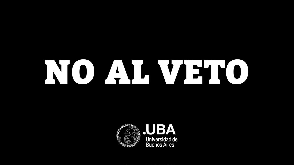 NO AL VETO

Defendamos la universidad pública, gratuita y de calidad. 

#UniversidadPúblicaSiempre