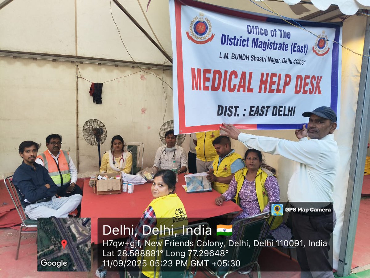 Delhi Civil Defence tweet media