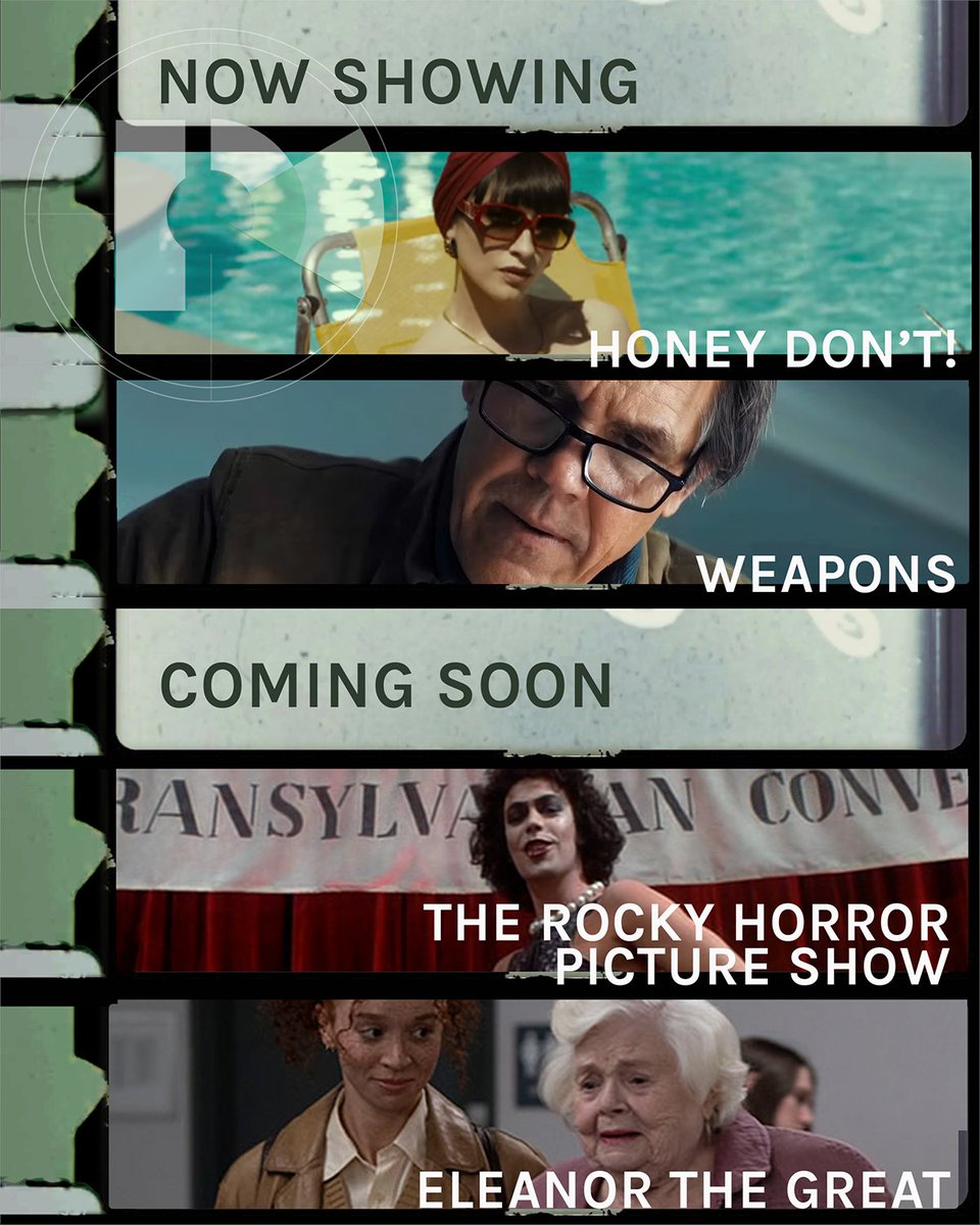 This week at The Plaza!

Stop by Sidebar, the café or the candy bar for something delicious to take into your film with you!!!🍸 🍹🍷🍫🍿🍻 🍪 🥂

Tickets are available NOW on our website: loom.ly/L8Bavi4