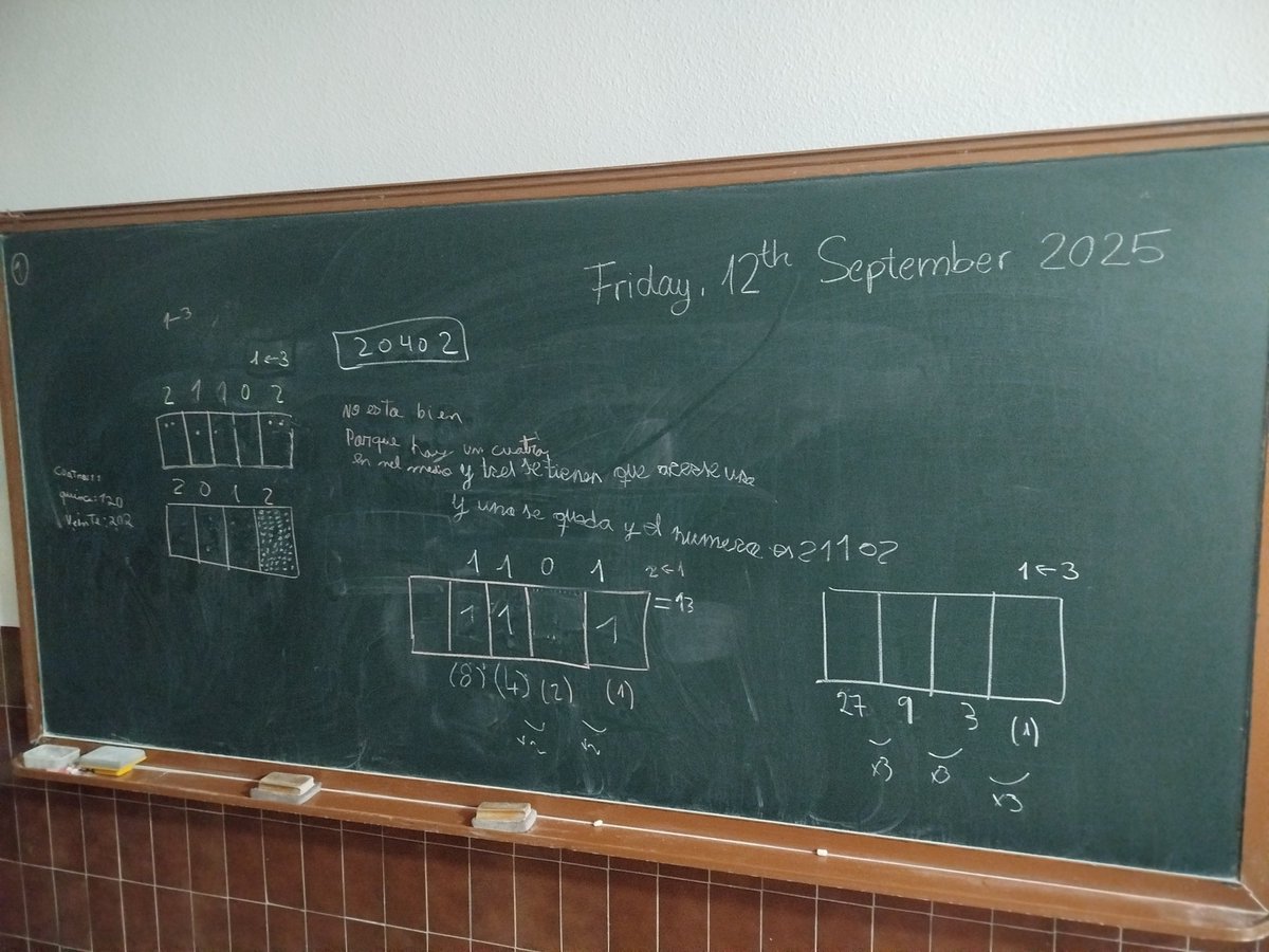 Dominbenito's tweet image. Vamos a probar otras máquinas. 
Además, con números grandes el sistema con puntos se hace &quot;engorroso&quot;. 
¿Podéis encontrar una forma más rápida de utilizarlas?
¿Qué observáis? ¿Cómo funcionan en realidad? 
@jamestanton #ExplodingDots #ThinkingClassroom