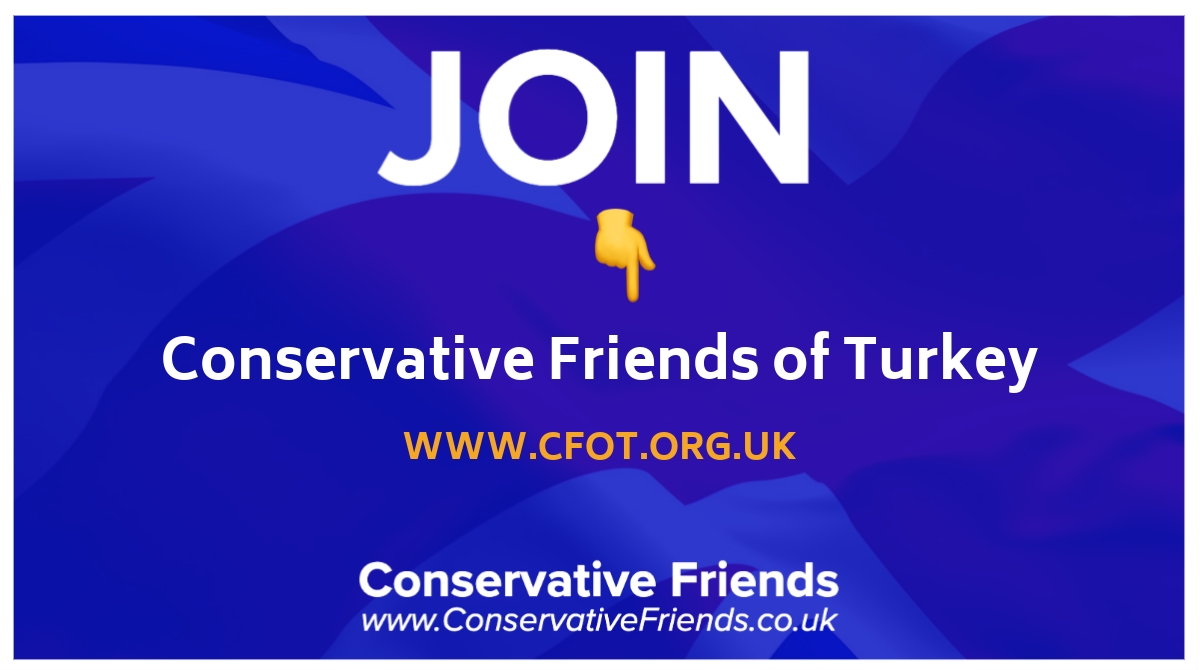 🇹🇷🤝💙 Join Conservative Friends of Turkey and connect with like-minded conservatives who support UK-Turkey relations and the Turkish community. 🤝🙌🏻 #ConservativeFriendsofTurkey #ConservativeValues #UKTurkeyRelations 🇬🇧🤝🇹🇷 @cft_uk