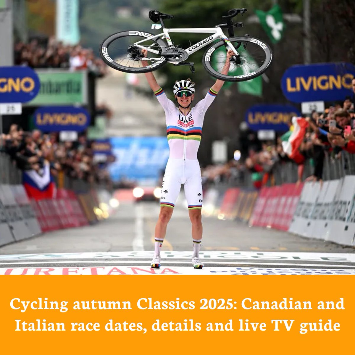 After Grand Tour season finishes, the final big races of the season are mostly a series of thrilling one-day Classics centred in Italy.

🔗 Read more: cyclist.co.uk/in-depth/autum…

✍️ <a href="/robyn_emz/">robyn</a>