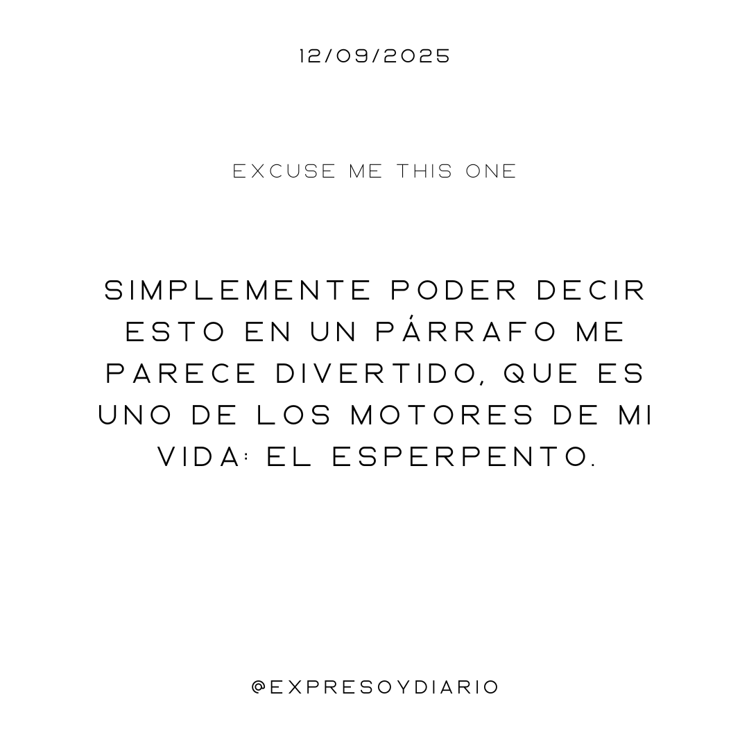 ExpresoYDiario's tweet photo. Hola, expresidiarios y expresidiarias.
Como cada viernes, hoy se publica una nueva entrada. Esta se llama “Excuse me this one” y podréis encontrarla entrando en https://t.co/Pt568YNQqV

#literatura #relato #escritura #cuento #microrelato #viaje #emociones #narrativa #palabras https://t.co/SU6aDXyuqy
