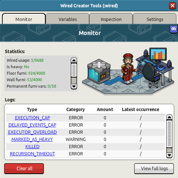 YoeFox03's tweet photo. 🔧 ¡Descubre la Nueva Herramienta para el Sistema de Wireds! 🔧 Esta innovación trae datos en tiempo real, utilidades avanzadas para monitoreo, optimización y más. Explora toda la info y eleva tu eficiencia al máximo. ¡No te lo pierdas! 📊💡 #Wireds #Habbo https://t.co/sgScoSTWQf