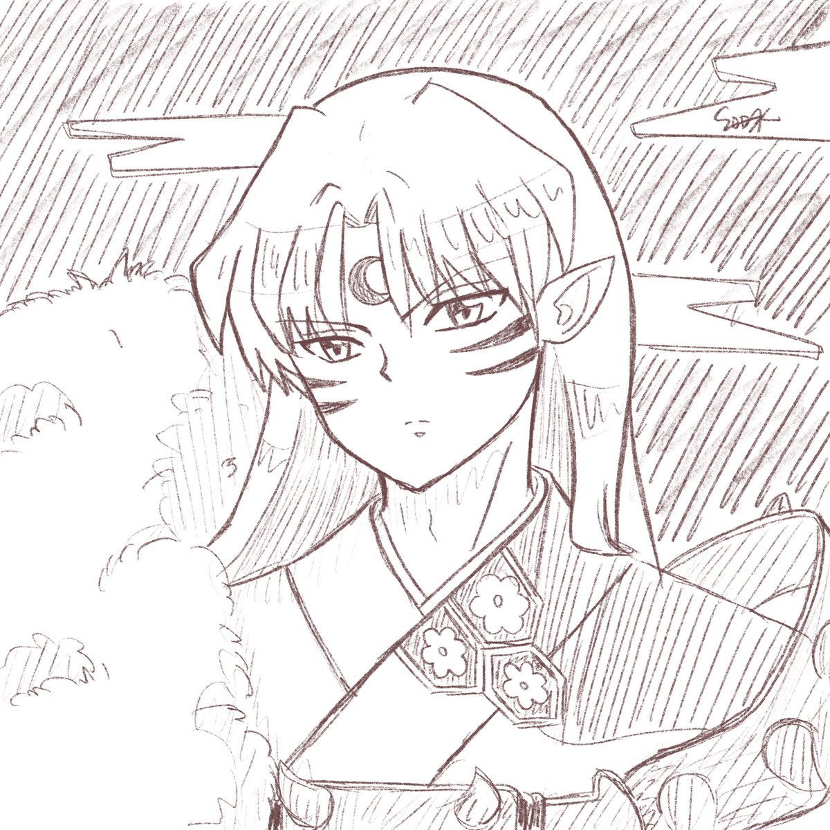 sodaillust's tweet photo. キル���にピトーに殺生丸 https://t.co/OG7WA0ErLs