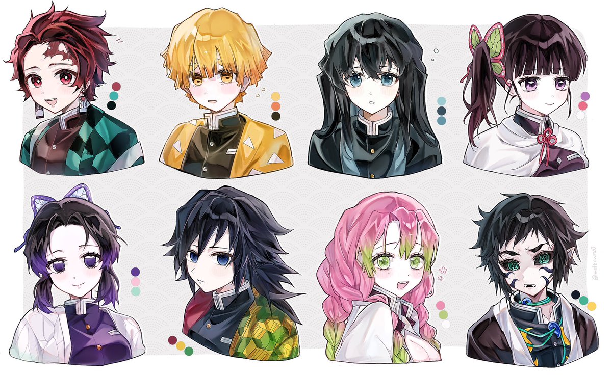meltcure0's tweet photo. 鬼滅キャラつめ https://t.co/GMhKE0IbVo