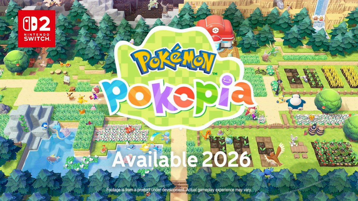 Wario64's tweet image. Pokemon Pokopia out 2026 (Gamefreak/Koei Tecmo)