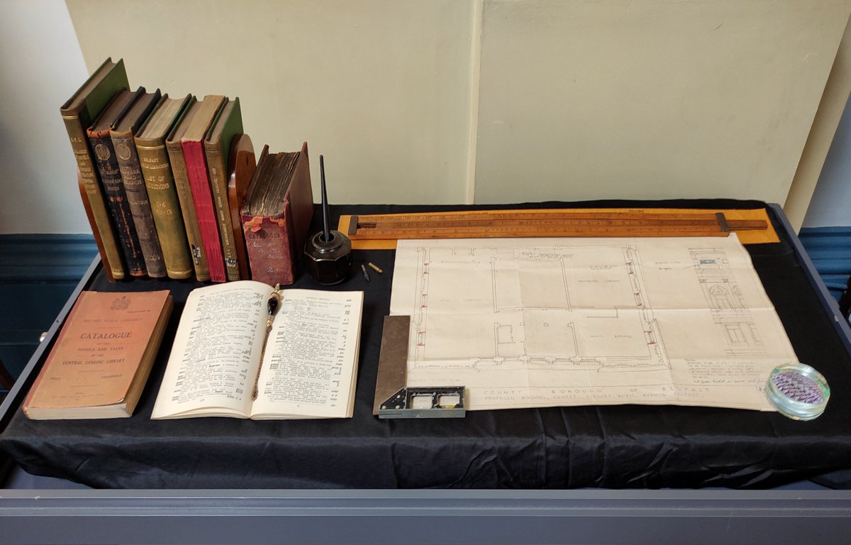 If you are free on Saturday 13 September, why not come along to Belfast Central Library and celebrate #EHOD2025 Day with us? 
You can check out this display from our Library Archive in our 1st floor reading room. Or join our free tours of the library on Saturday 😊 #EHOD