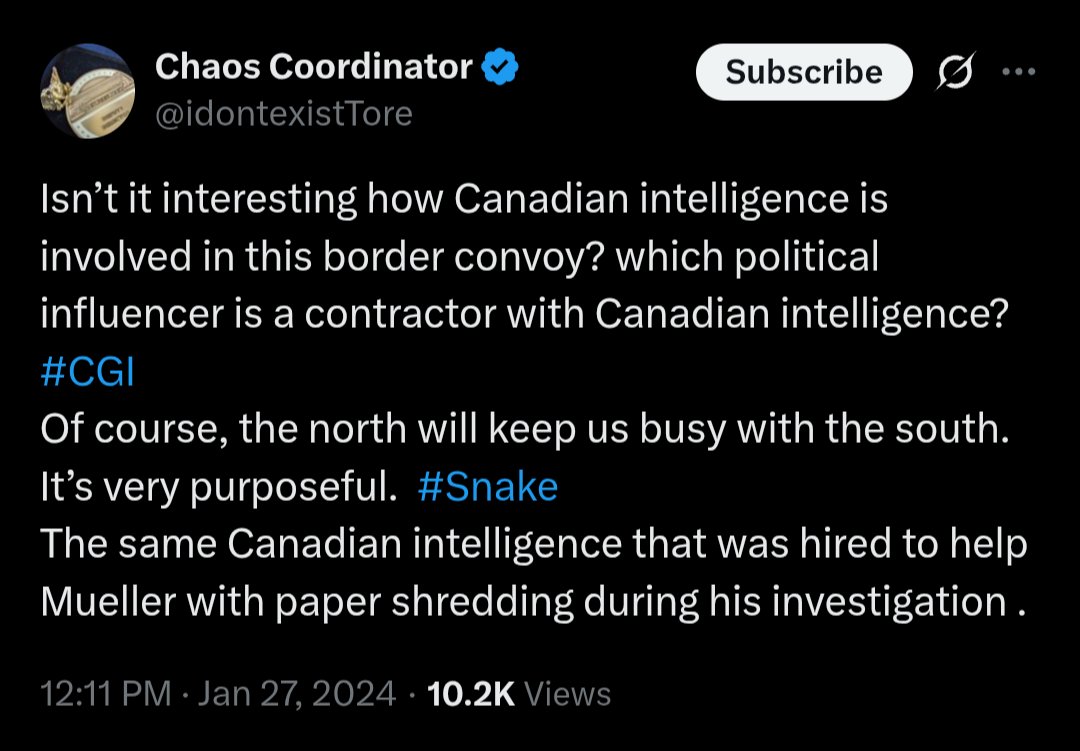 FLgal726's tweet photo. @idontexistTore @TexasAngelAng @NAPALMUSA @realDonaldTrump @AndrewGraf_13 @GenFlynn @FBI "The same Canadian Intelligence that was hired to help Mueller with paper shredding during his investigation."
#CGI #CanadianIntelligence Which #Influencer #Contractor ?
https://t.co/ICOB0ie38h https://t.co/08qad7XaXq
