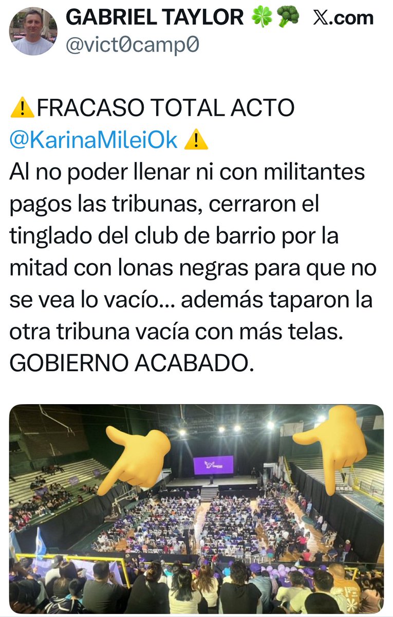 <a href="/BiondiniCesar/">César Biondini</a> Game Over para #MileiEstafador y #KarinaCoimera