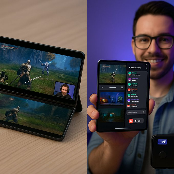 CCrayon22's tweet photo. @smasithick 🎥 Game + stream on one device! Z Fold 7 handles gameplay, chat &amp; recording seamlessly—creator-ready hardware.  Review 📷https://t.co/kan9lfShDr  Buy 📷 https://t.co/jLJzJK7l5N #ZFold7 #GamingCreators
@tgamedia_twitch https://t.co/rBog2jhl77