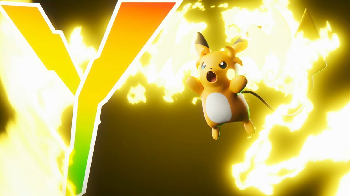 Mega Raichu Y and Mega Raichu X.