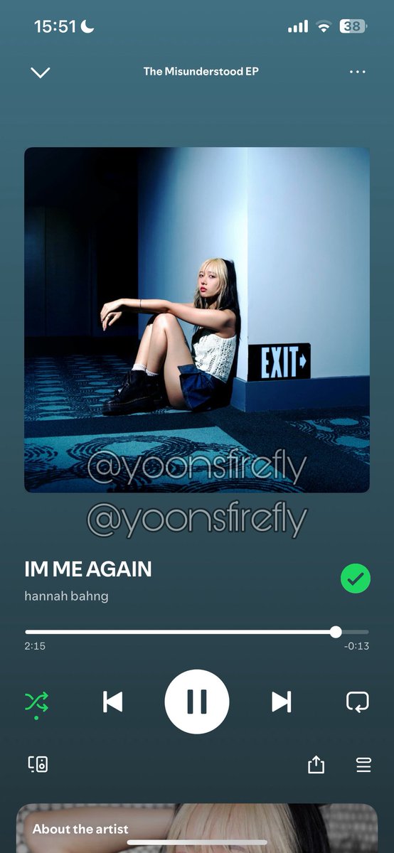 yoonsfirefly's tweet photo. new bangers once again🙂↕️🙂↕️
#StreamTheMisunderstoodEP #MISUNDERSTOOD #hannahbahng https://t.co/ee3gzOJtuX
