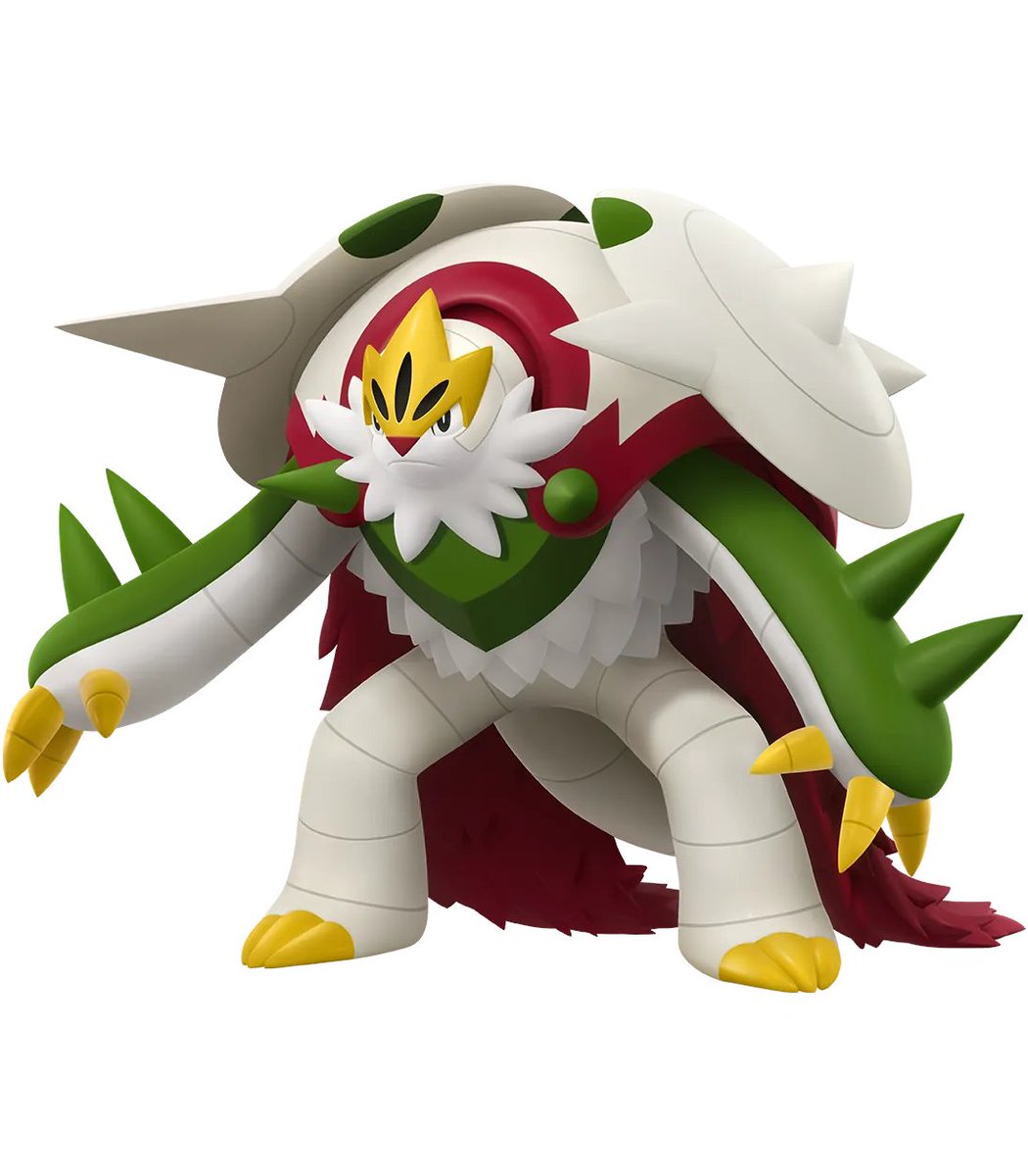 Bulbagarden's tweet photo. Official art for Mega Chesnaught, Delphox and Greninja has been revealed! https://t.co/6f1iLpvRui