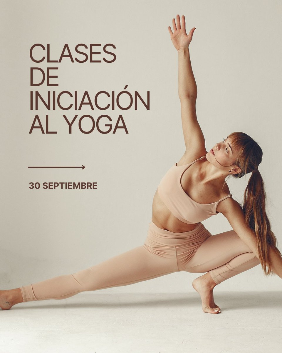 wtcalmedap's tweet photo. 🧘‍♀️Pausa, respira y conecta

El martes 3/09 te esperamos en TUGYM (Ed. 3, planta 1) para una sesión de iniciación al yoga.
🕒 13:45 - 14:30

🌿 Bienestar en el corazón de WTC Almeda Park

Inscripciones gratuitas en tugymwtcap@thecorporategym.com

#Yoga #Wellbeing #WTCAlmedaPark https://t.co/ZN4Qn9JIhk