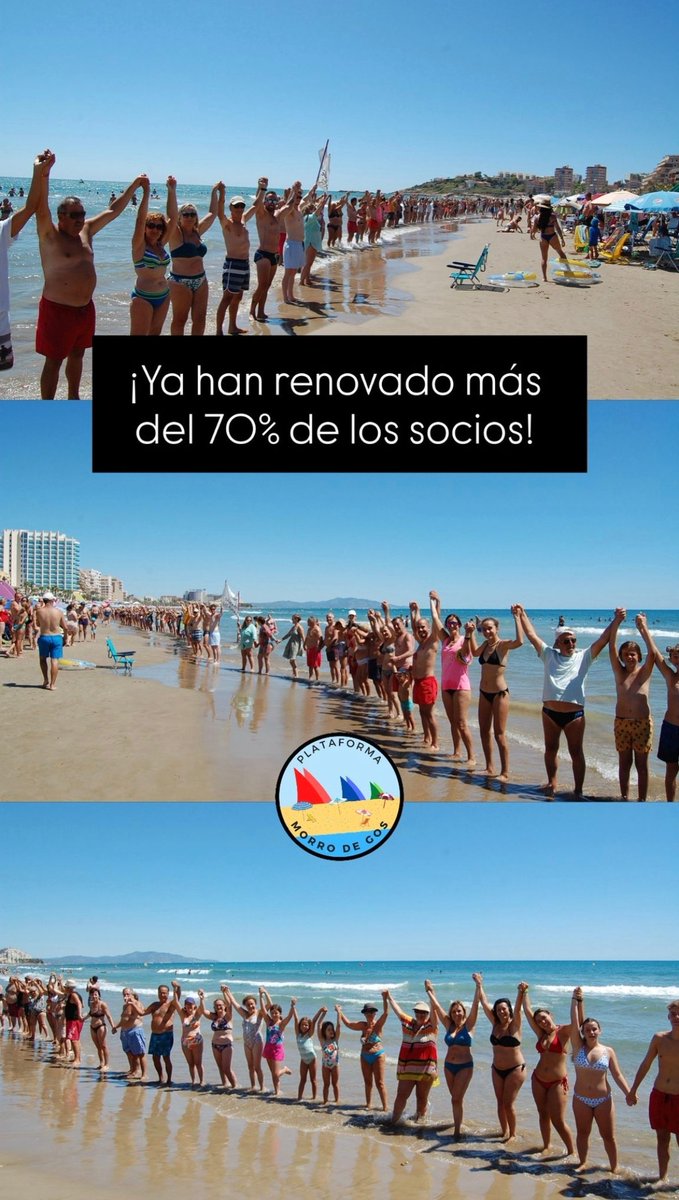 Plataforma Morro de Gos (@playamorrodegos) on Twitter photo 