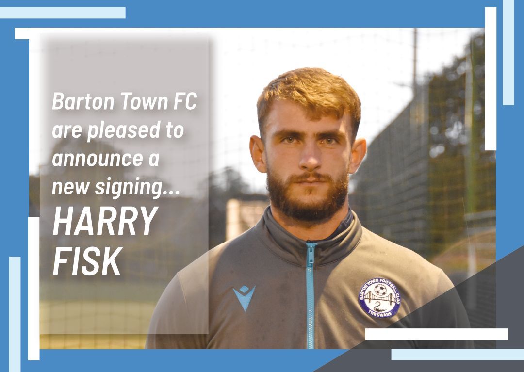 Barton Town manager Anthony Bowsley signs new player Harry Fisk.
"We're delighted to have Harry on board, a goalkeeper with a good pedigree previously been with Hull City and North Ferriby. He will add competition for places."