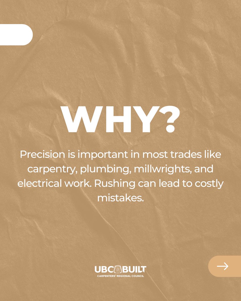 UBCBuilt_CRC's tweet image. Good things take time! Building something great doesn't happen overnight. Take the time to plan, measure, and execute each step with precision. Rushing only leads to mistakes. Prioritize quality and craftsmanship! 🛠️
#UBCBuilt #TakeYourTime #QualityOverSpeed