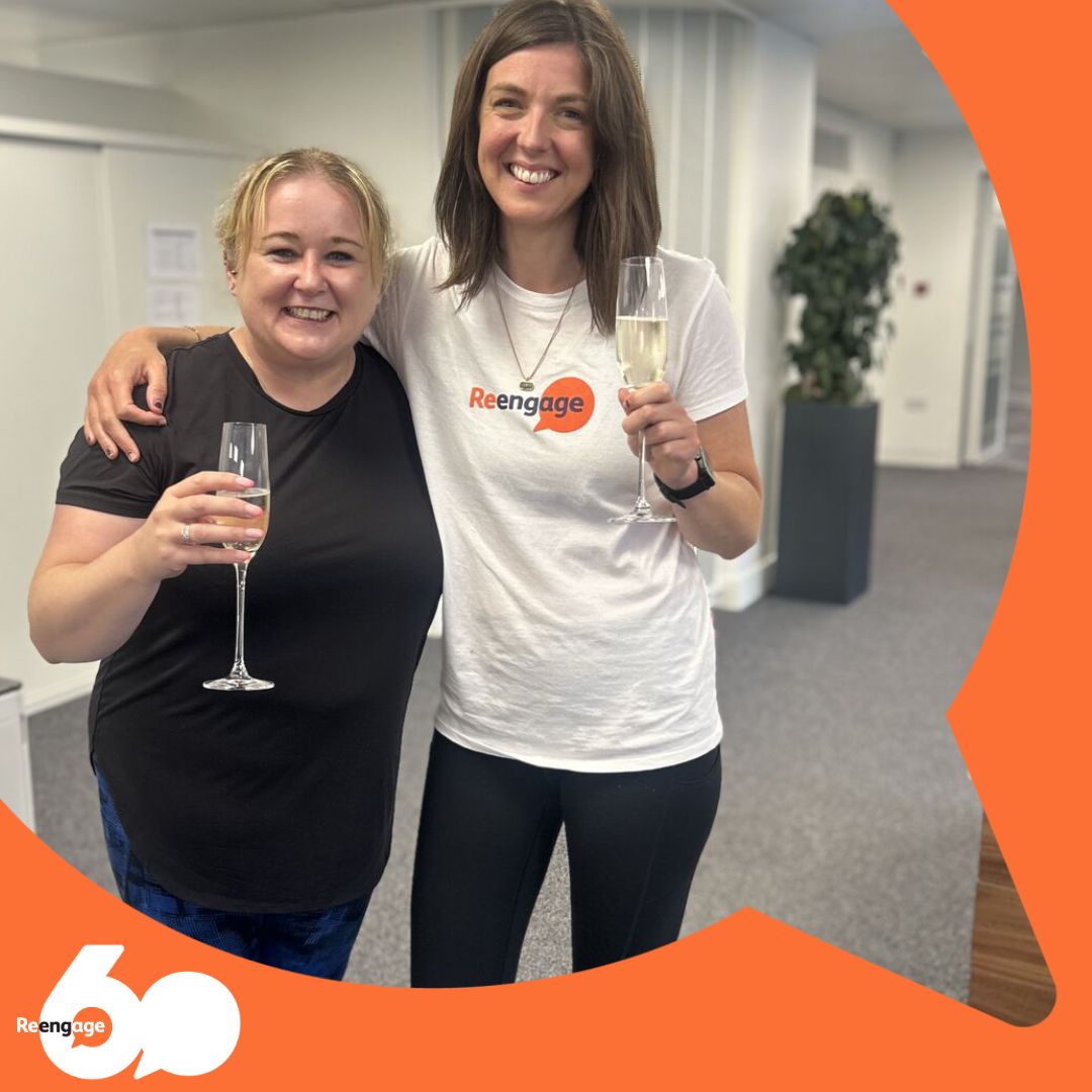 A huge thank you to the team at Dalmore Capital Limited for walking 20 miles from Gullane to Edinburgh to raise funds for Re-engage. 

Special thanks to Debbie, one of our incredible volunteers of eight years, and to our very own Ali for supporting on the day 🧡

#Reengage
