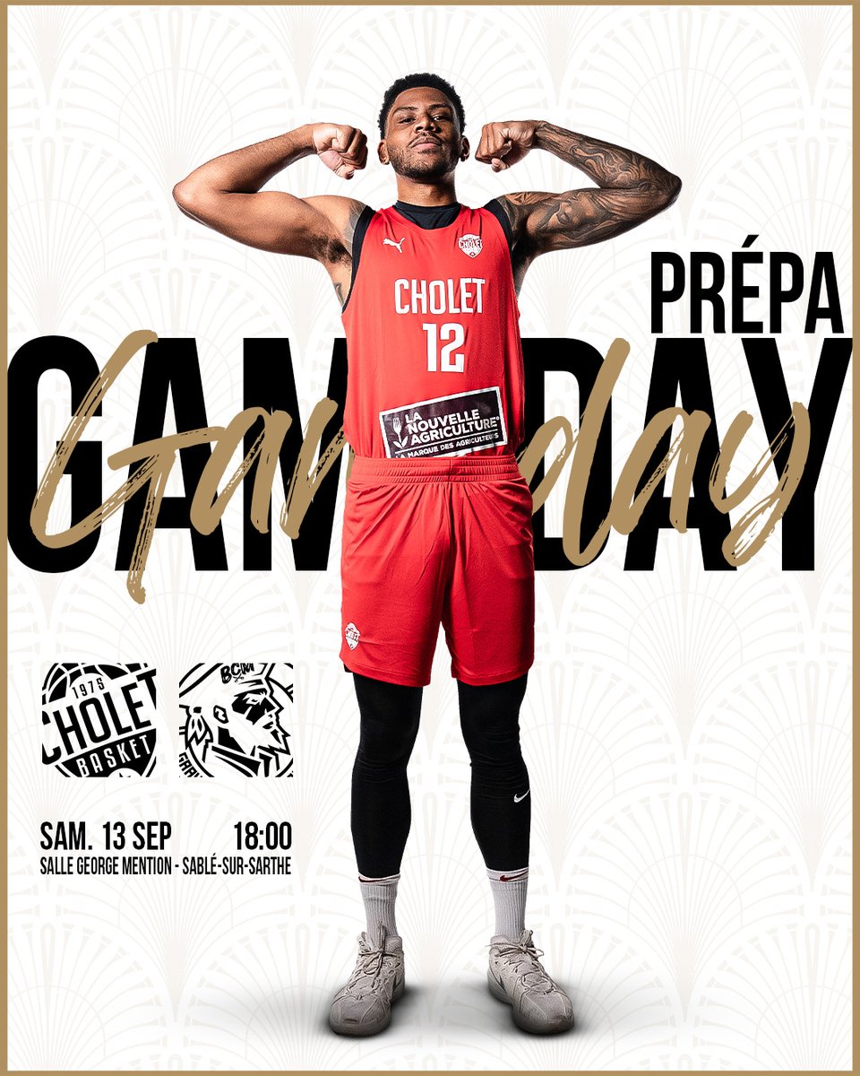 CB_officiel's tweet photo. ⚔️ GAME DAAAAAY

Place au tournoi de Sablé avec un premier affrontement face à Gravelines ! 😤

📆Samedi 13 septembre 
⏰ 18h00 
🏟️ Salle George Mention, Sablé-sur-Sarthe 
🖥️📲Suivi du score par quart-temps sur X et instagram

#BCMCB #CBFAMILY https://t.co/s42Bf33PCq