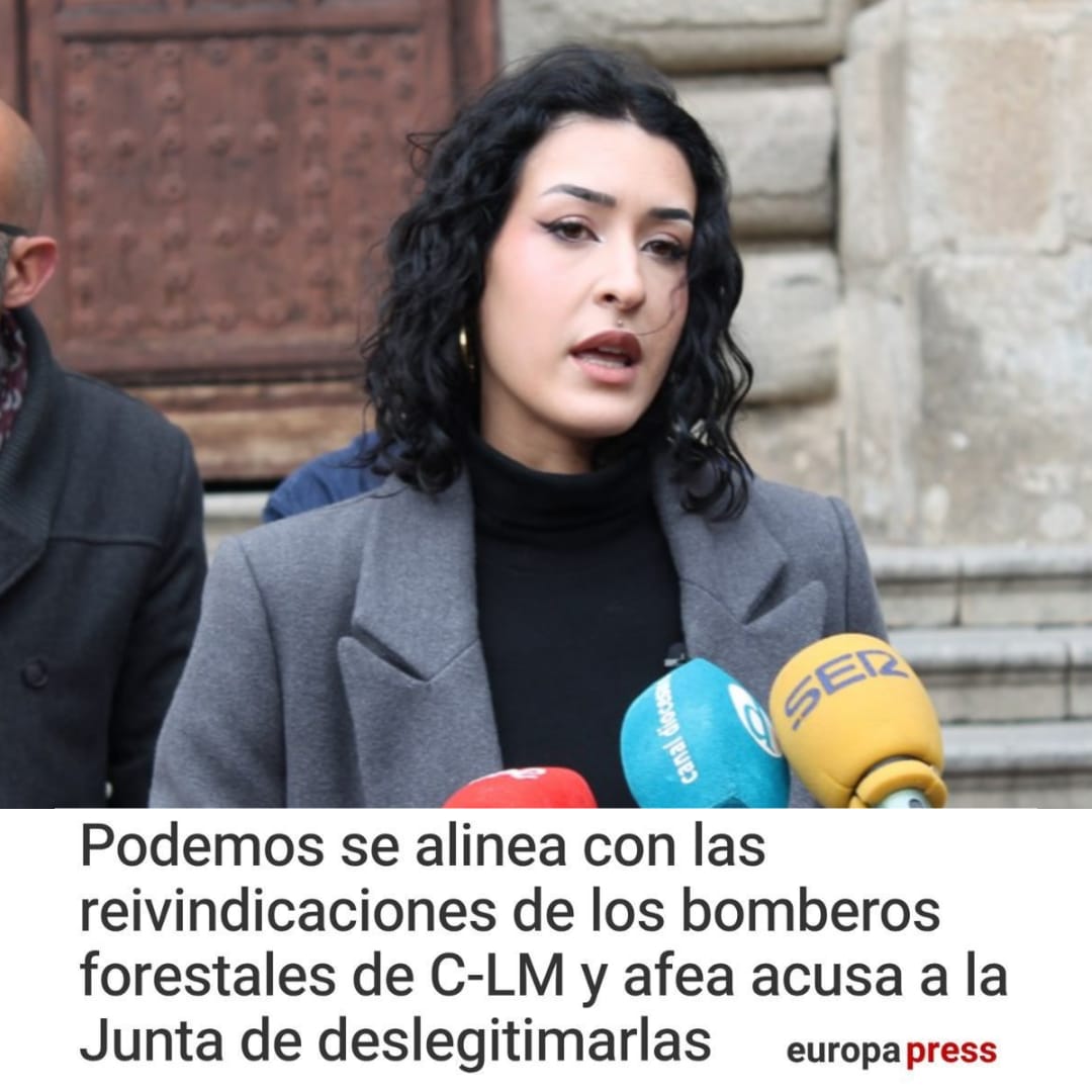 PodemosCLM's tweet image. El gobierno de Castilla-La Mancha no aprende del infierno vivido en Galicia y CyL y mantiene recortes como el PP. Necesitamos reforzar el servicio público de prevención y extinción de incendios. Con la quita de deuda no tienen excusas.

@IreneArcala1999

europapress.es/castilla-laman…